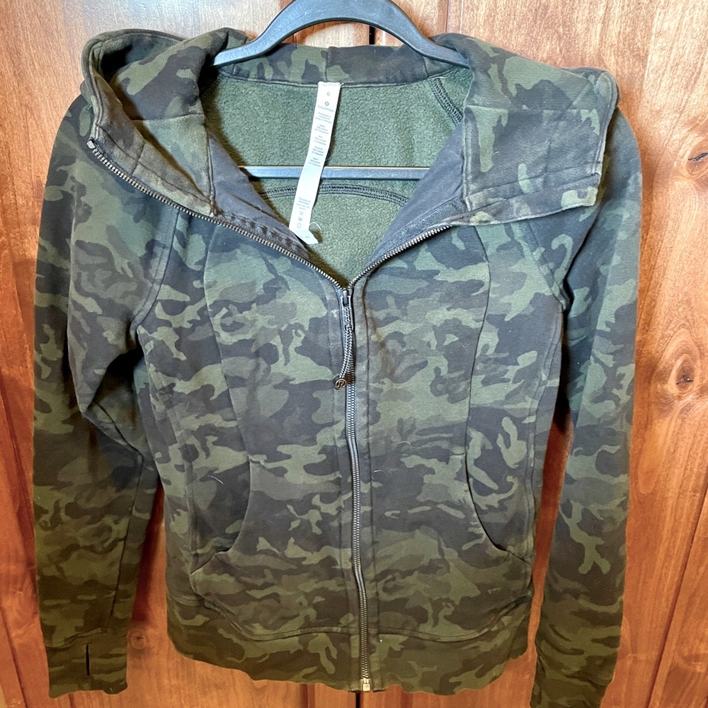 Lululemon hoodie in camouflage